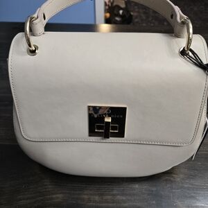 Celine White Leather Handbag